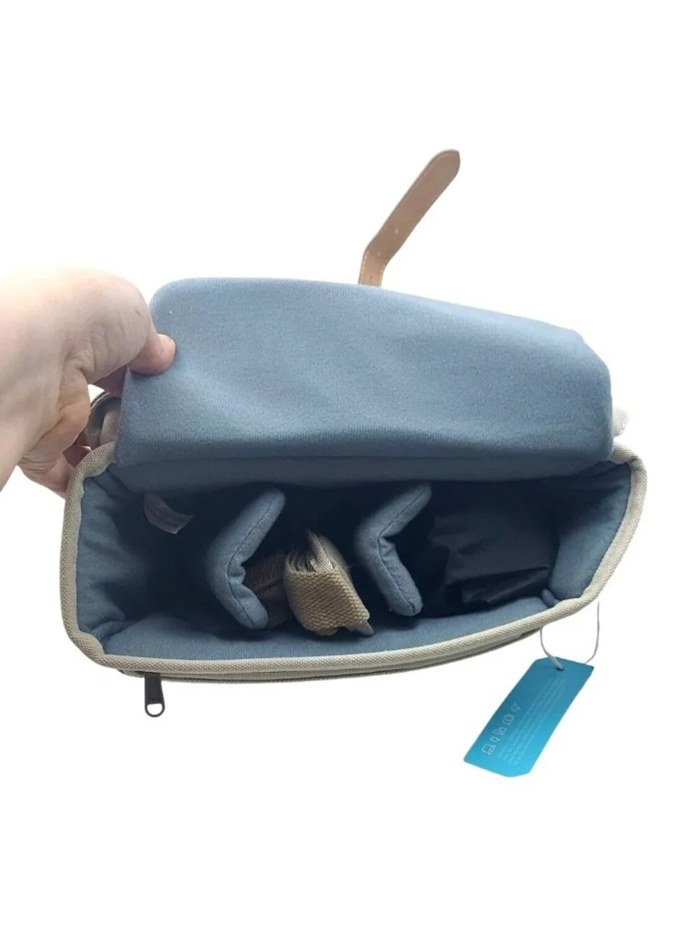 Canvas Camera Case Bagsmart SLR DSLR Crossbody Messenger Strap Rain Cover NEW